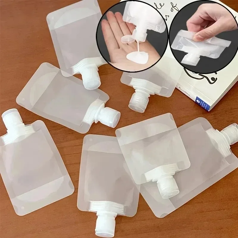 10cs 30/50/100ML Thickened Travel Subpackage Cosmetic Lotion Shower Gel Shampoo Portable Facial Cleanser