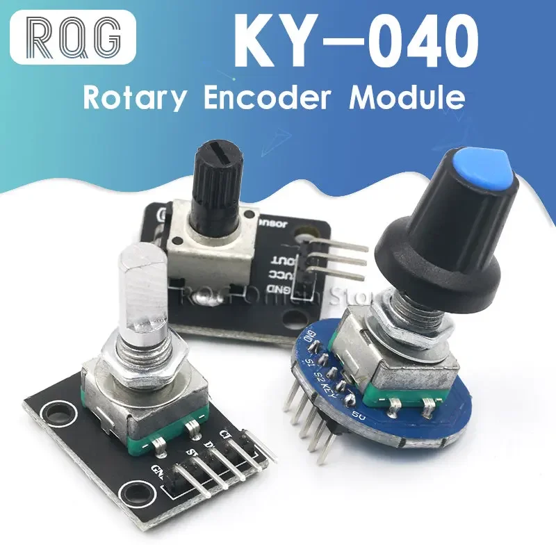 360 Độ Quay Bộ Mã Hóa Mô Đun Cho Arduino Gạch Cảm Biến Ban Phát Triển KY-040 Với Chân