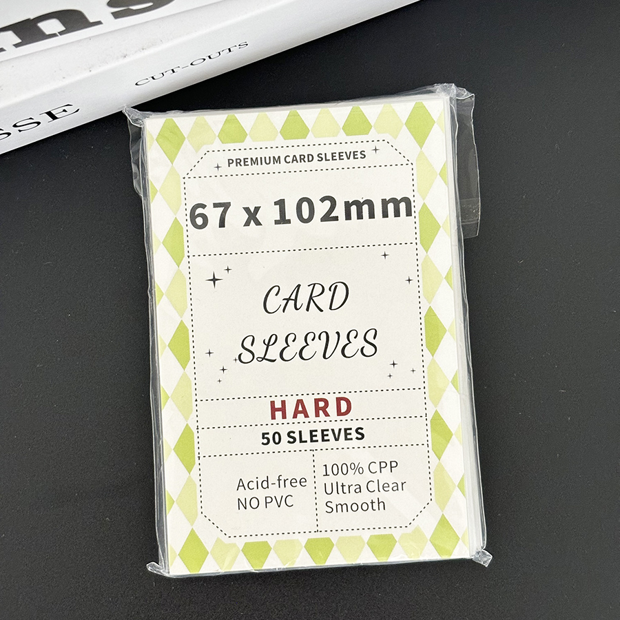 50 шт., прозрачный держатель для открыток в стиле K-POP