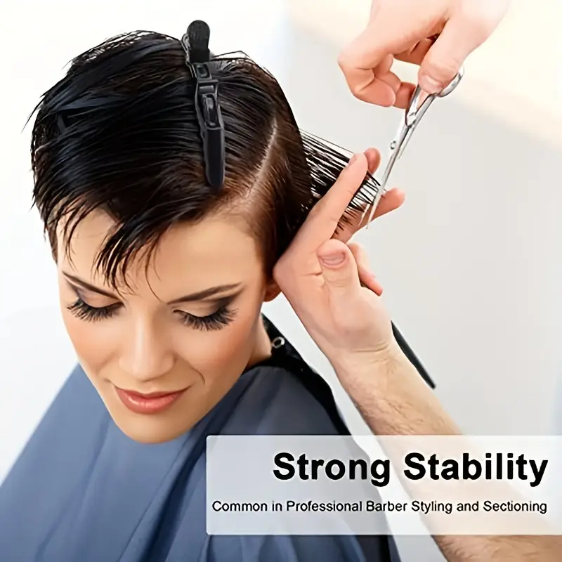 12Pcs Hair Clips for Styling Sectioning,Wide Teeth Design Professional Salon Alligator Hair Clips for positioning, perming