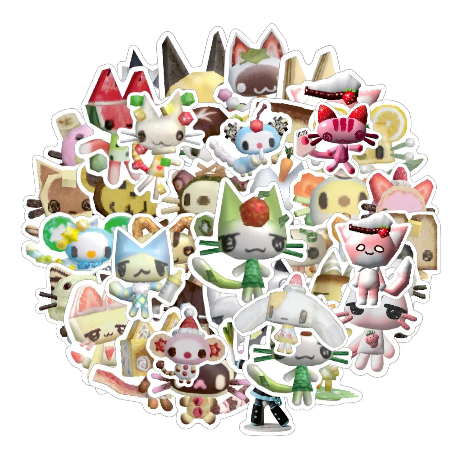 10/30/50 шт., забавная наклейка с рисунком Kawaii Inoue Toro, милый кот, граффити, декоративная наклейка для скрапбукинга, ноутбука, багажа, детская игрушка в подарок
