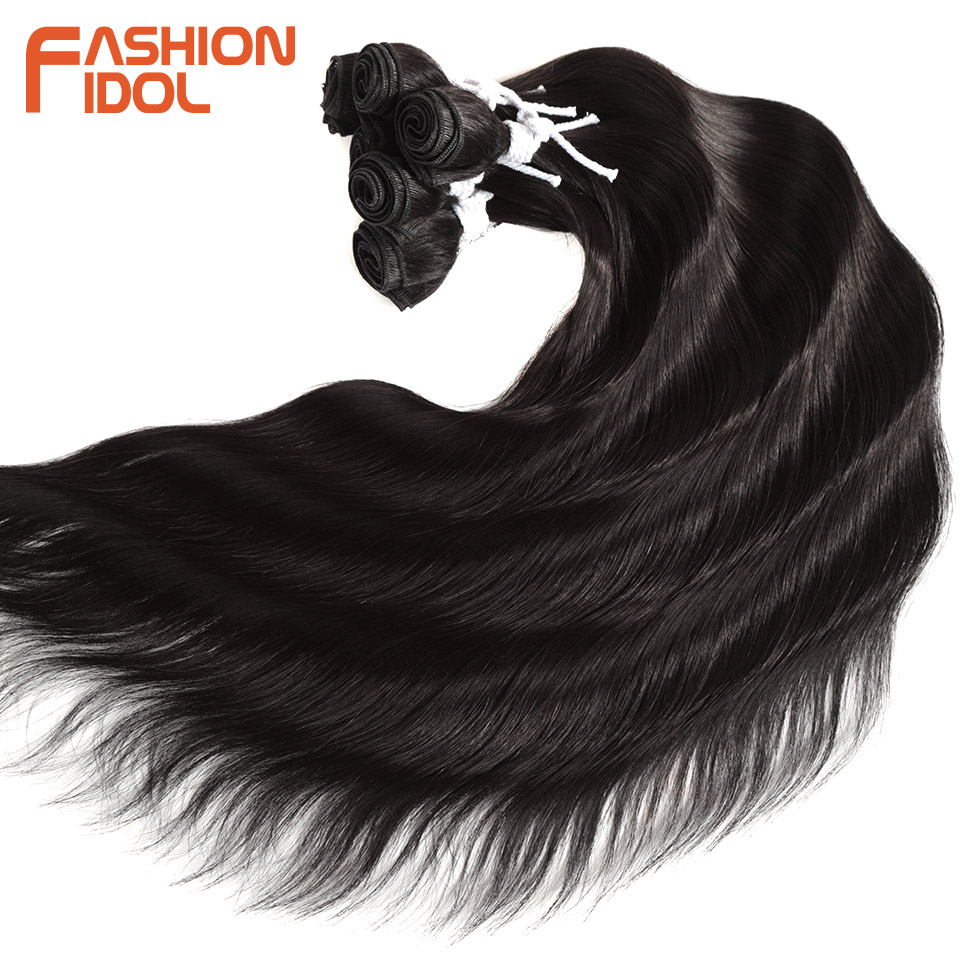 ファッションアイドル 6 個ウォーターウェーブヘアバンドル人工毛エクステンション 20 インチオンブルブロンド偽の髪織り実体波ファイバーヘア
