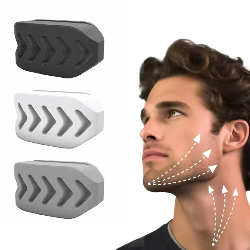 Moldeador mandibular de silicona para hombres y mujeres, entrenador mandibular de calidad alimentaria, adecuado para principiantes