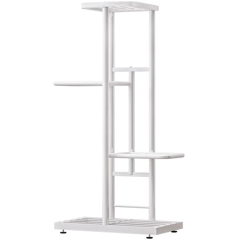 Suporte de flor para decoração de casa Bandeja de panelas Prateleiras de plantas Suporte de armazenamento Suporte de armazenamento Prateleira de jardim