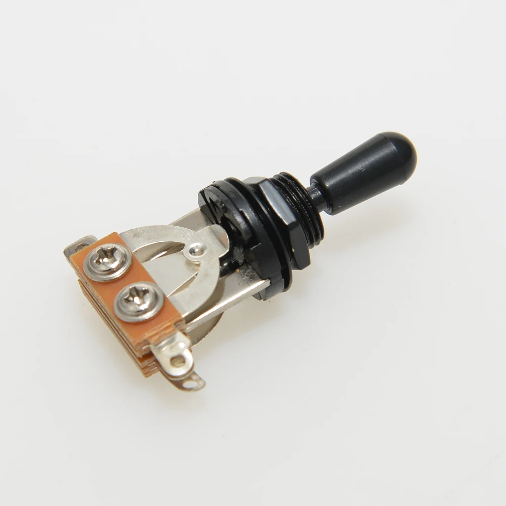 1pcs 3 Way Toggle Switch for LP Guitar 3 Way Guitar Switch with Tip Cap Electric Guitar Pickup Selector Switch