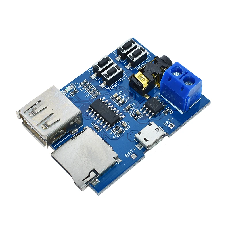 TF card U disk MP3 Format decoder board module amplifier decoding audio Player