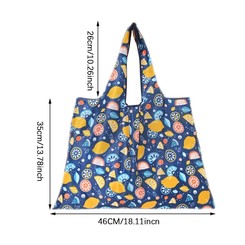 Bolsas de comestibles reutilizables, bolsas de compras grandes y lavables, bolsos de bolsillo resistentes de nailon plegables y respetuosos con el medio ambiente