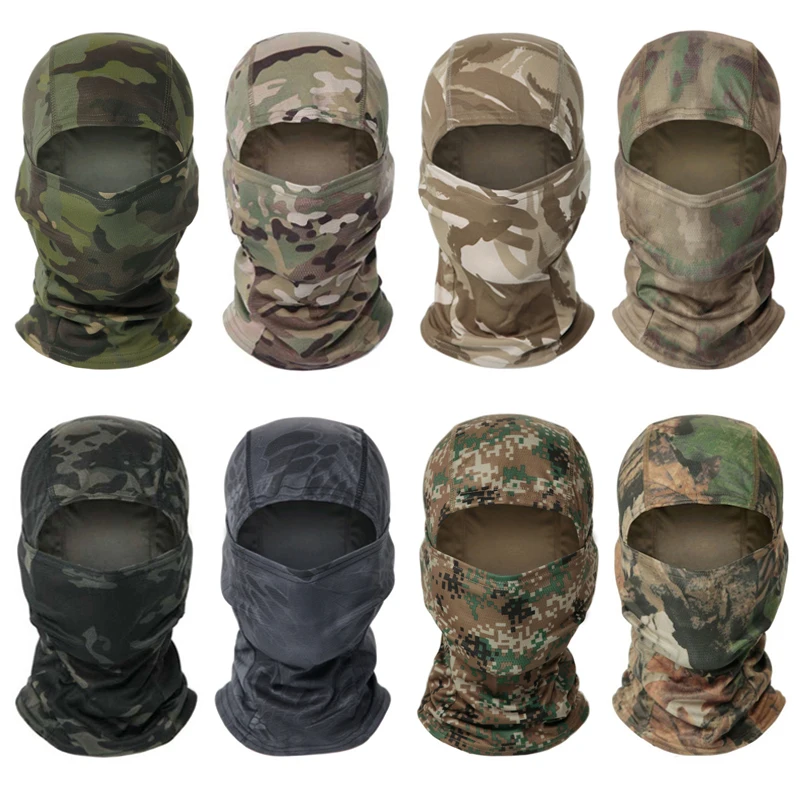 Passamontagna maschera integrale cappello caccia bicicletta ciclismo Bandana collo protezione solare a prova di insetti traspirante