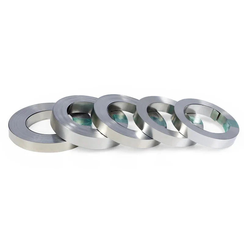 10 m/Rolle 18650 Li-Ionen-Akku, vernickelter Streifenverbinder, 0,1 mm, 0,12 mm, 0,15 mm, 0,2 mm Batterieanschluss, Punktschweißgerät, Stahlgürtel