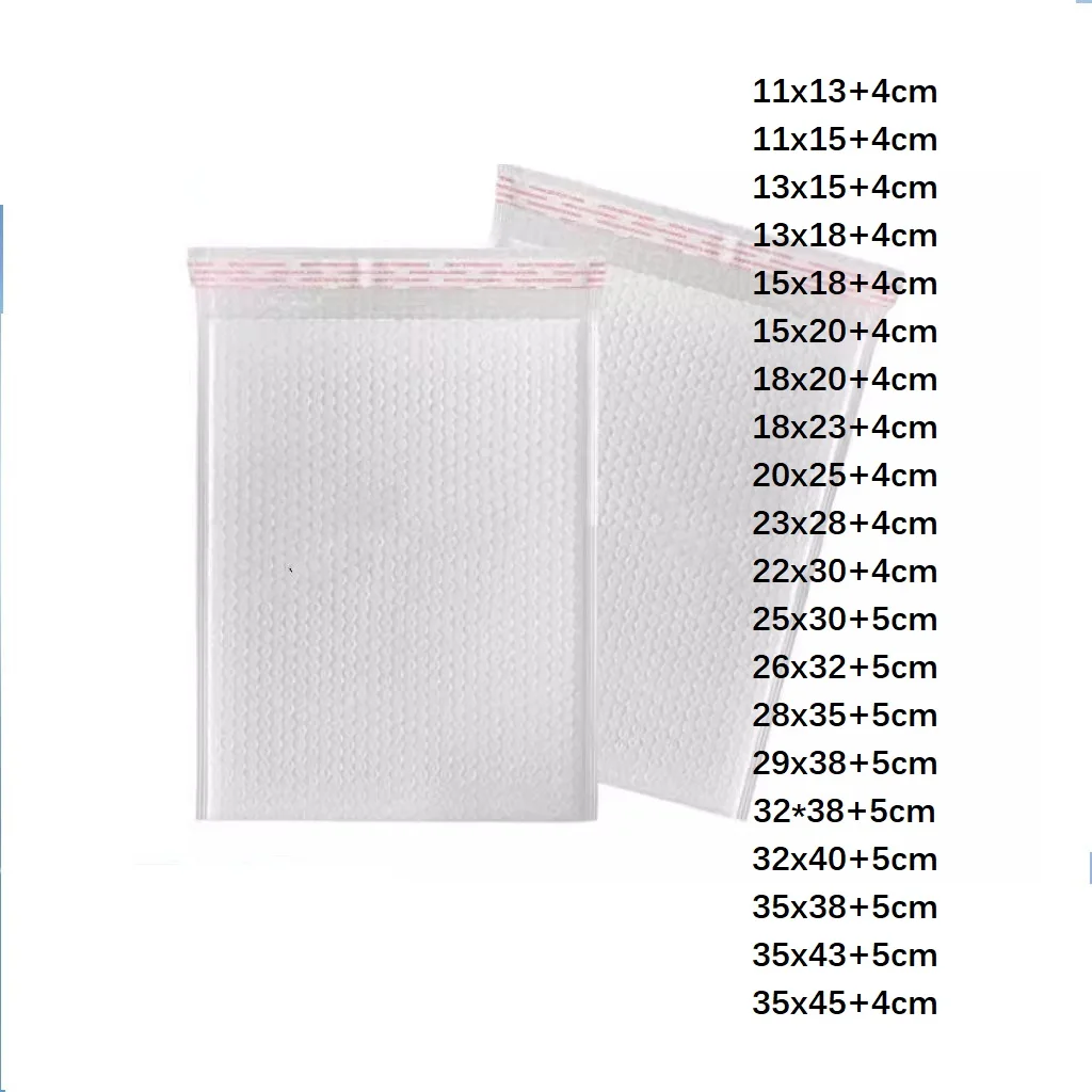 ไม่หนาสีขาวถุงฟองใหญ่ขนาดเล็กสําหรับบรรจุซองจดหมาย Mail Bubble Mailers สําหรับธุรกิจขนาดเล็กบรรจุภัณฑ์ห่อจัดส่ง
