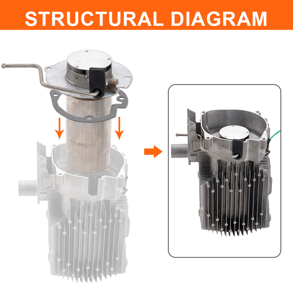 5-8KW 空気ディーゼルパーキングヒーター燃焼室燃焼室ガスケット 12V 車のトラックバンキャンピングカーヒーターアクセサリー