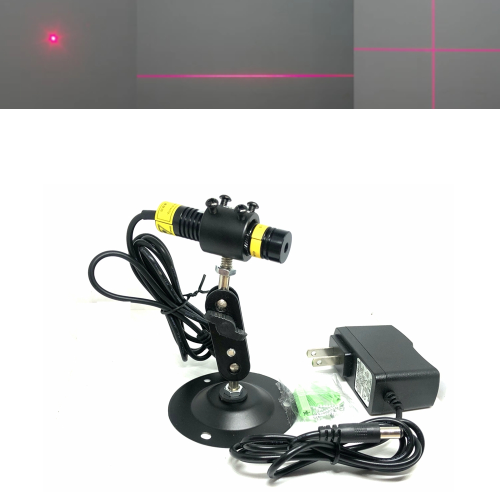 650nm 50mw 100mw 200の5mwのレッドレーザーモジュールドットライン十字focusableアライメントロケータ木材切断製材16*68ミリメートル