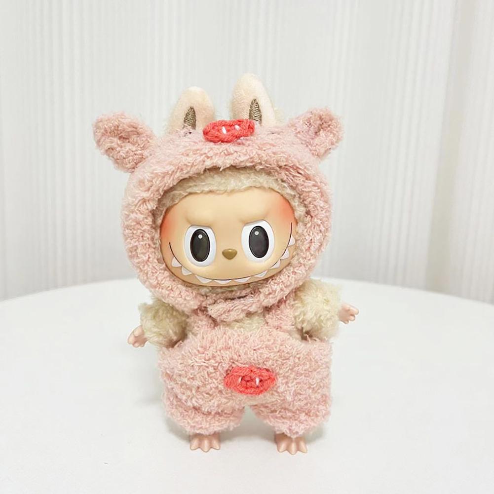17cm blind box macaron mini clothes for Labubu doll clothes (Clothes only) #465763