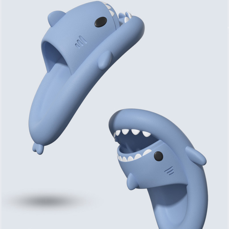 Pantofole per bambini Suola morbida Cartoon Shark Pantofola Donna Uomo Pantofole antiscivolo in EVA per interni ed esterni per scarpe per bambini Sandali