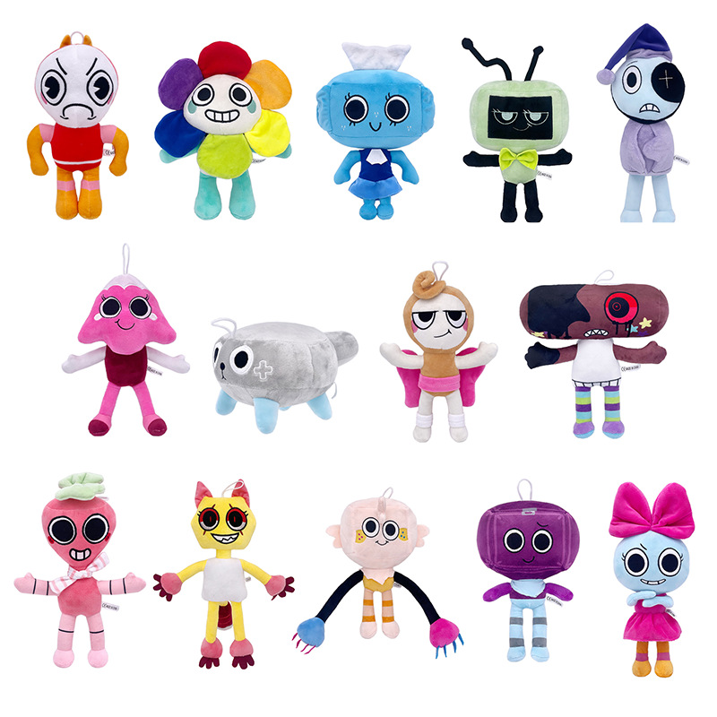 Almohada Adorable de felpa del mundo de Dandy, decoraciones para el hogar, juego de terror, Dandys World Rodger Goob Plushie, lindo juguete de peluche de Anime
