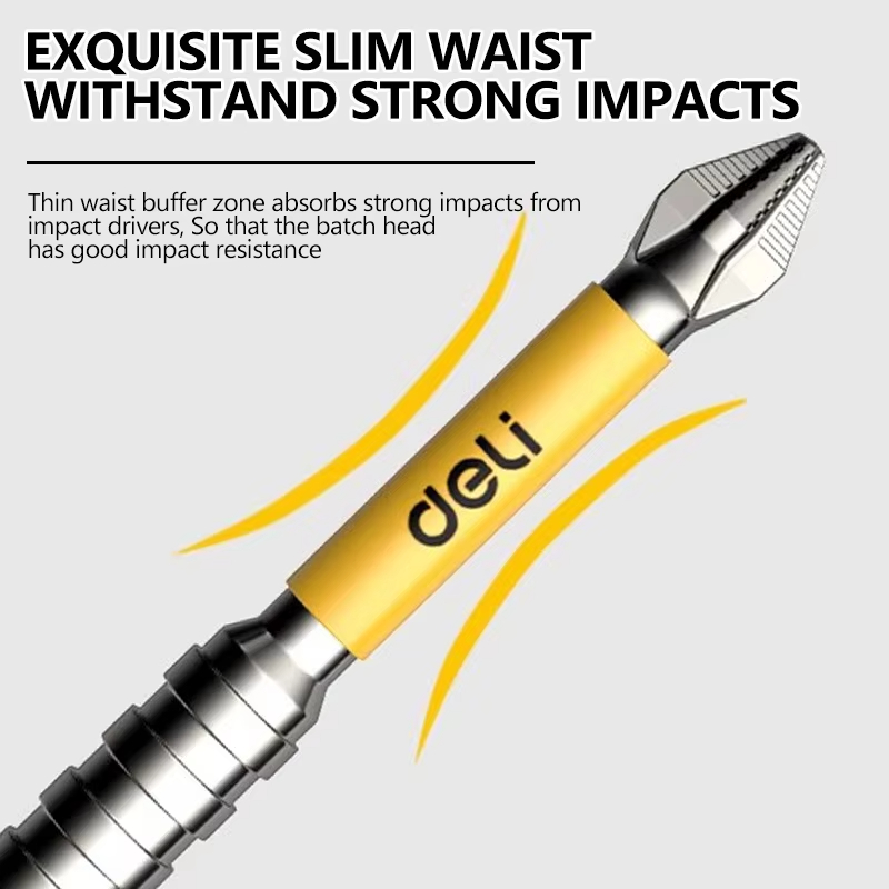 5PCS Upgraded High Hardness And Strong Magnetic Bit 25/50/65/70/90/150mm Non-slip Cross High Hardness Electric Hand Drill Screw