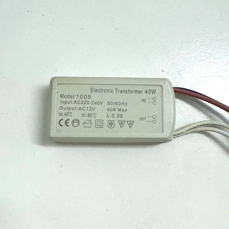 Transformador electrónico de cuarzo para lámpara halógena, Panel de luz de foco, 20W, 60W, 80W, 105W, 120W, 160W, 200W, AC220V a AC12V transformador 220v to 12v fuente alimentacion de 12v fuente de poder 12v transforma