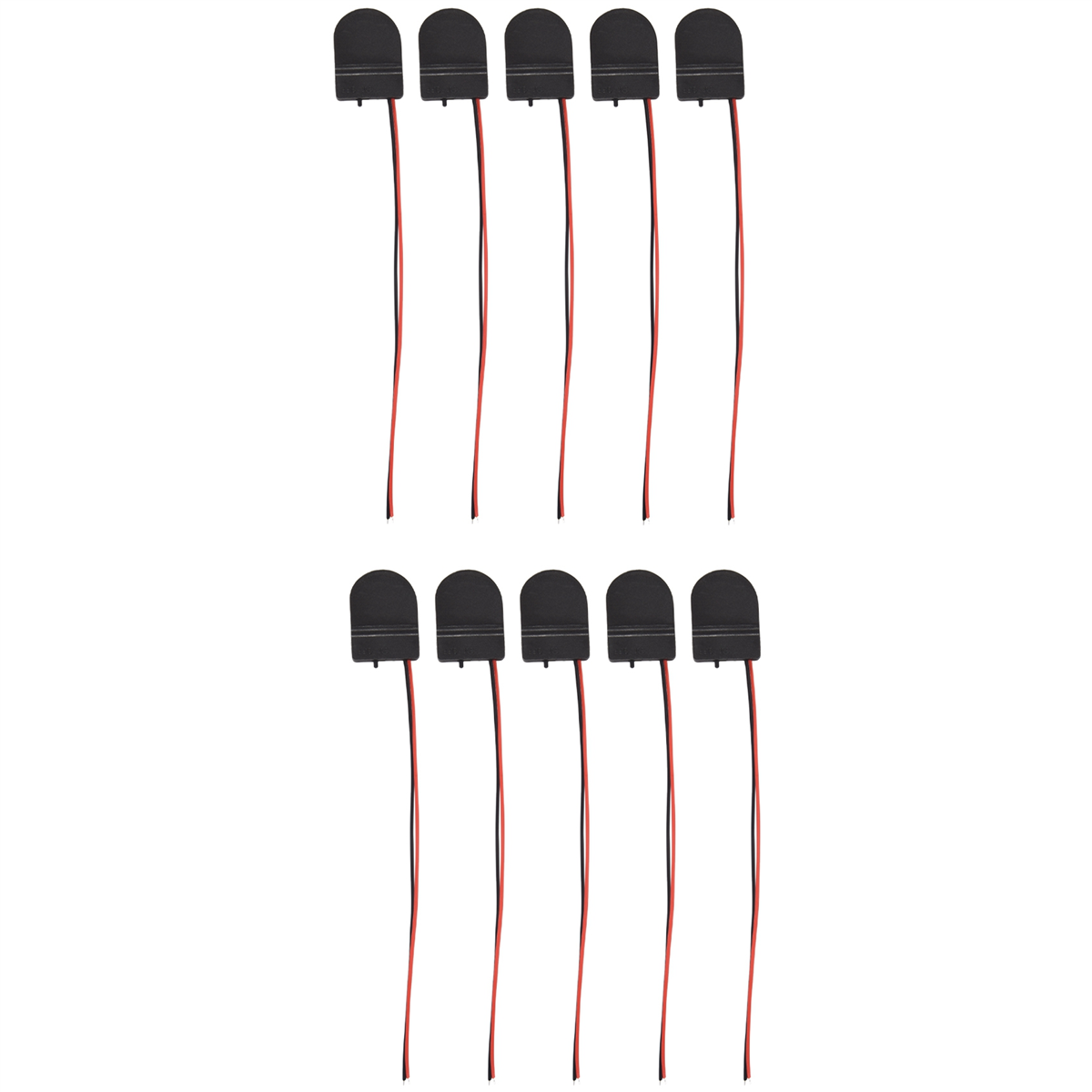 Mais novo 10/pcs botão cr2032 bateria de célula tipo moeda soquete titular capa com interruptor liga-desliga caixa de bateria 3v