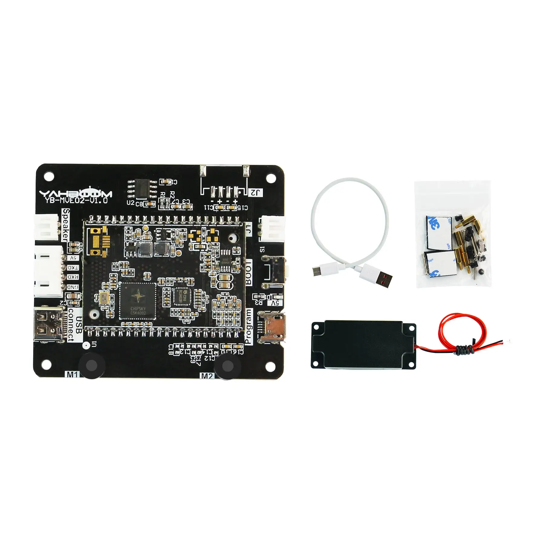 Yahboom Bằng Giọng Nói Thông Minh Tương Tác Module AI Công Nhận Hỗ Trợ 85 Khẩu Lệnh ROS Micro Kép Cho RaspberryPi Jetson
