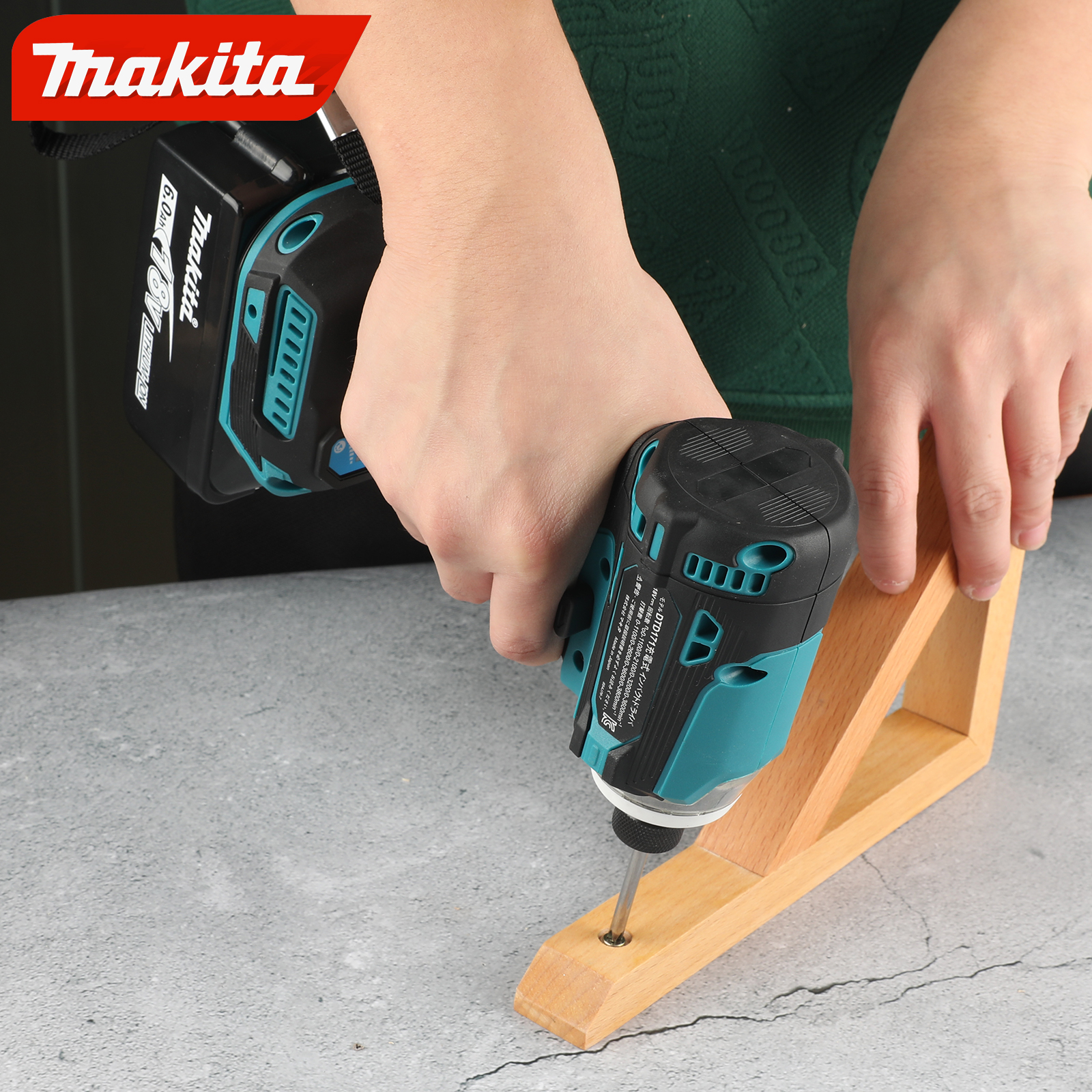 Makita DTD171 18V Brushless Impact Driver Cacciavite ricaricabile Trapano Utensili elettrici a batteria
