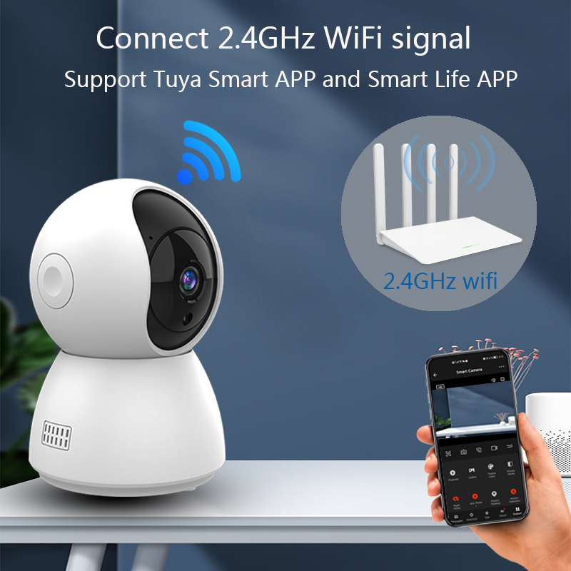 HD 4MP Tuya 스마트 미니 WiFi IP 카메라 감시 카메라 자동 추적 실내 무선 보안 홈 CCTV 베이비 모니터