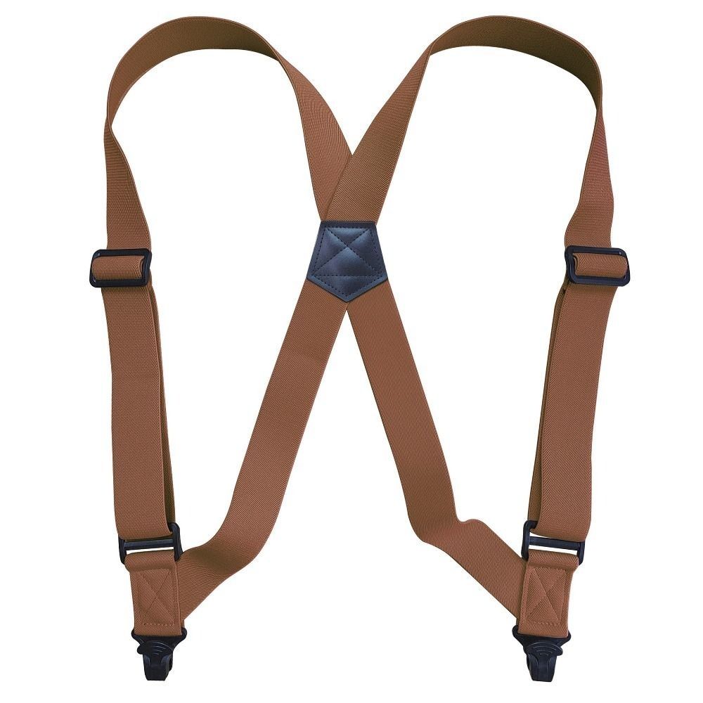 Clip laterale in plastica regolabile bretelle da uomo bretelle elastiche bretelle a forma di X bretelle larghe 3.8cm 2 Clip bretelle per pantaloni