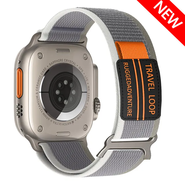トレイルループ Apple Watch バンド 44 ミリメートル 40 ミリメートル 45 ミリメートル 41 ミリメートル 49 ミリメートル 38 ミリメートル 42 ミリメートルコレアブレスレット iWatch シリーズ 7 4 6 5 ウルトラ 2 3 se 8 9 ストラップ