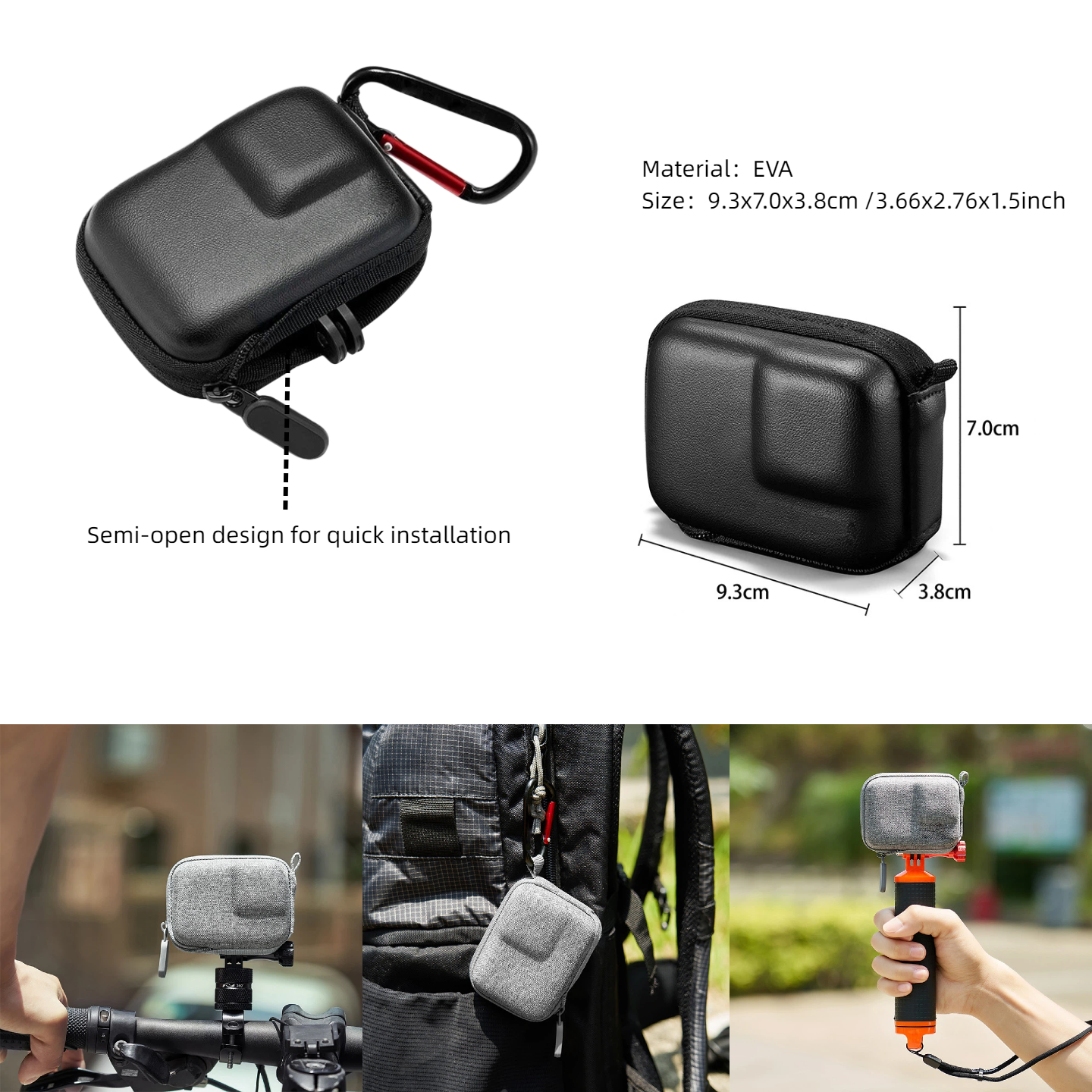 For Gopro Hero 13 Black Camera Accessory Kit Silicone Protective Cover/Screen Protectors/Case/Magnetic Quick Release Adapter