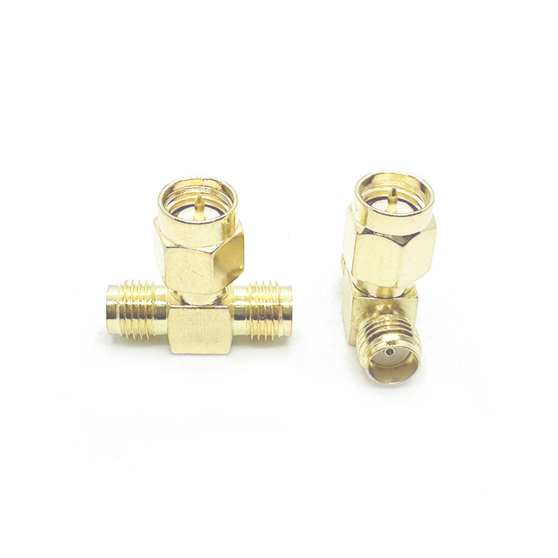 Messing SMA 2-Wege-Splitter SMA-Stecker auf Dual SMA Buchse Antennenadapter oder FPV-Drohnen-Verlängerungskabel