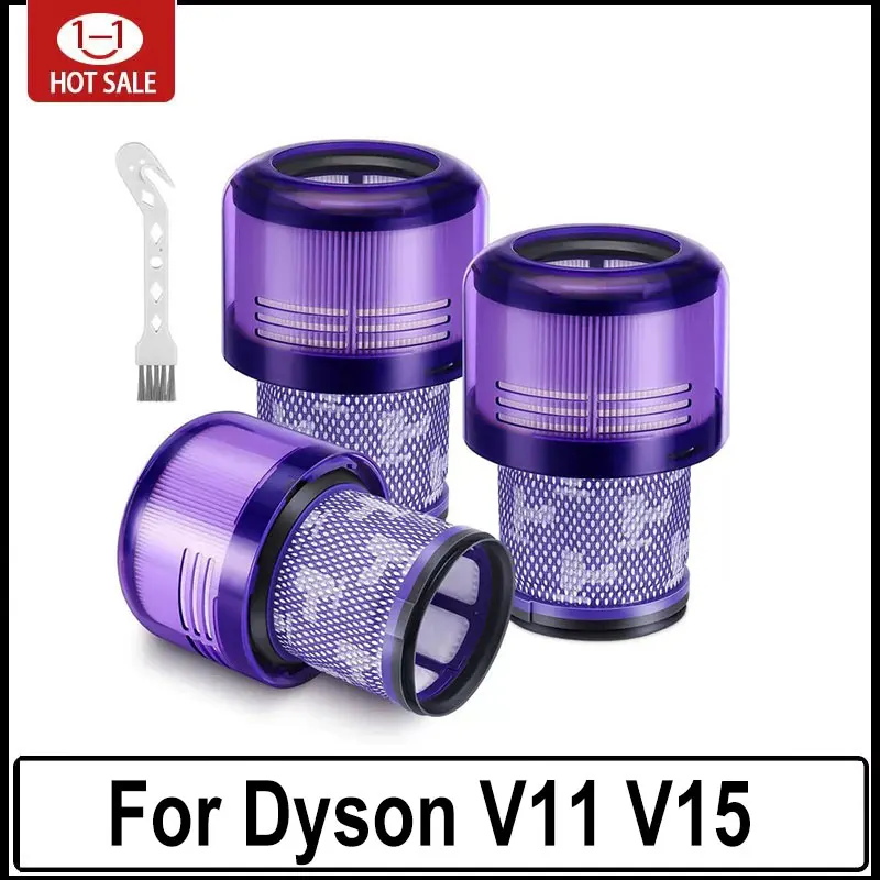 Para Dyson V11 Animal/V11 Unidad de torsión V15 accesorios de detección filtro lavable ciclónico repuestos de aspiradora