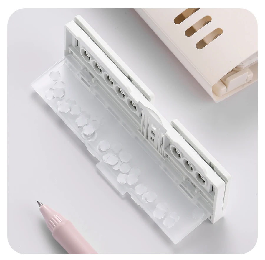 Giappone Kokuyo Precisione 8 Fori Raccoglitore ad Anelli Perforatrice Manuale Portatile Rilegatura per Ufficio Speciale per Strumento di Punzonatura di Carta a Foglie Sciolte