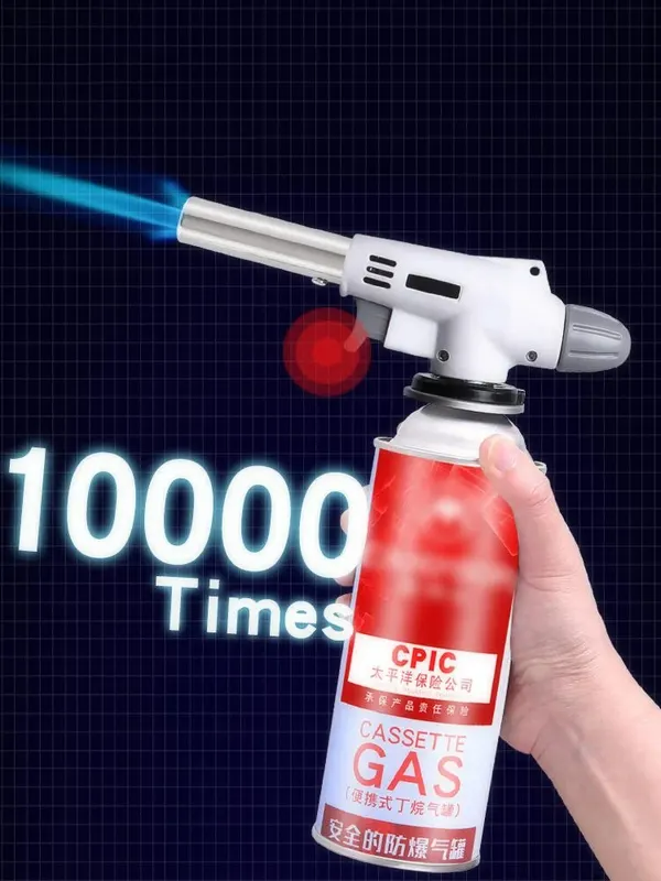 Antorcha de cocina con encendido automático, quemador de soldadura de Gas butano, quemador de Gas de soldadura, soplete de Gas de llama, pistola de llama para barbacoa, cocina de Camping