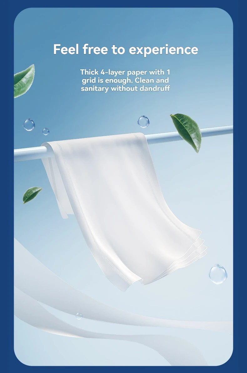 10PCS roll household paper towel in the name of roll paper, four layers of thick core roll toilet paper, toilet paper