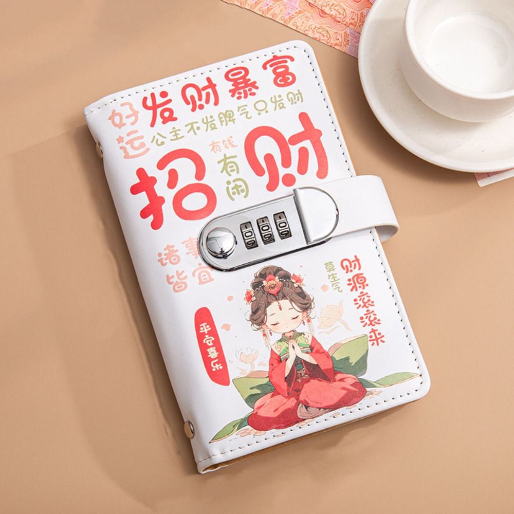 50 листов экономия денег переплет счастливый лист портативный планировщик-органайзер кошелек для хранения наличных конверты бюджетный переплет с замком