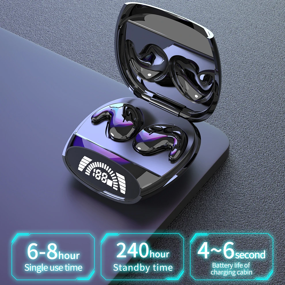 Xiaomi-auriculares invisibles para dormir, cascos pequeños con cancelación de ruido oculta, inalámbricos, deportivos, estéreo, Bluetooth 5,3