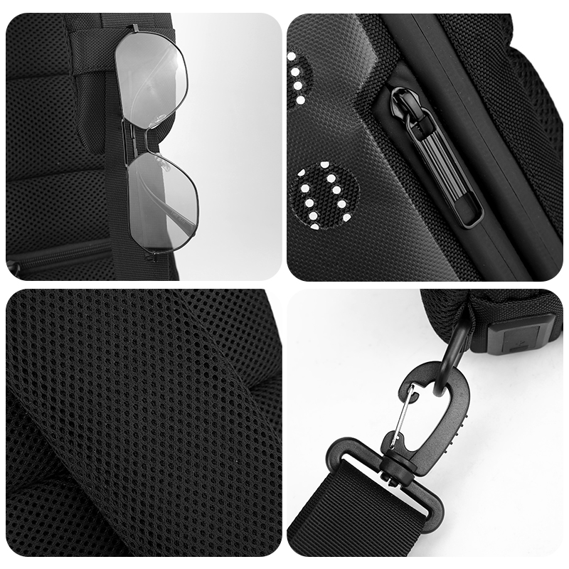 Toposhine Mode Sportieve Running Schoudertas Functie Rijden Heuptas Messenger Bag Beste kwaliteit Nylon Heren Borsttas