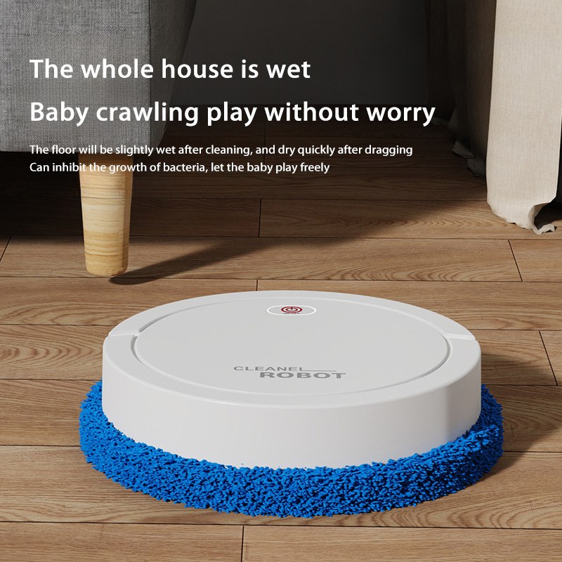 Xiaomi-Robot de fregado inteligente, recargable por USB, húmedo, seco, dos usos, Mini máquinas de barrido inteligentes, silencio, duradero, para oficinas domésticas