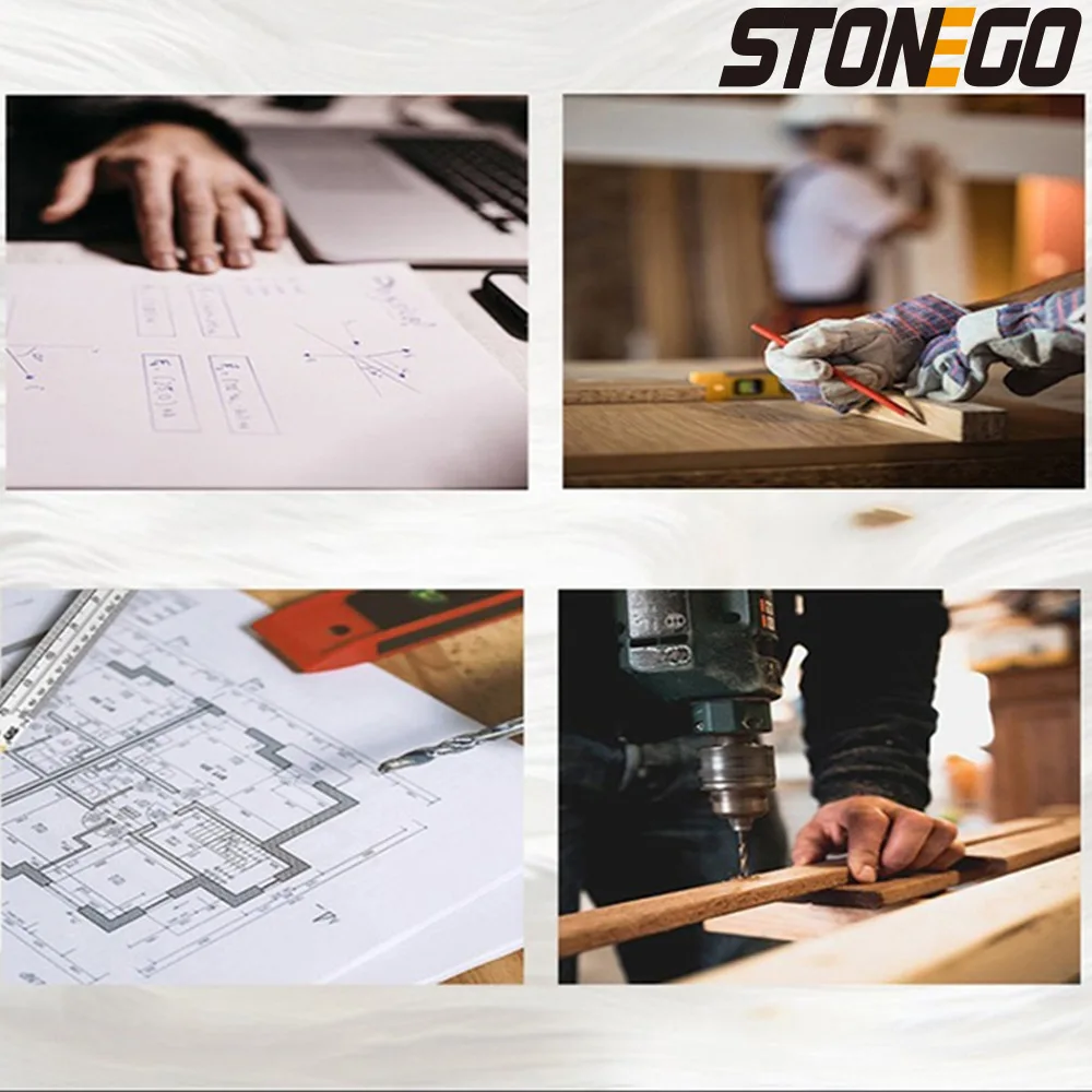 STONEGO Thép Không Gỉ Thước, 6, 8, 12, 16 20 Inch Kim Loại Cai Trị, với Độ Chính Xác Cao Tốt Nghiệp Dòng 2 Mặt Quy Mô