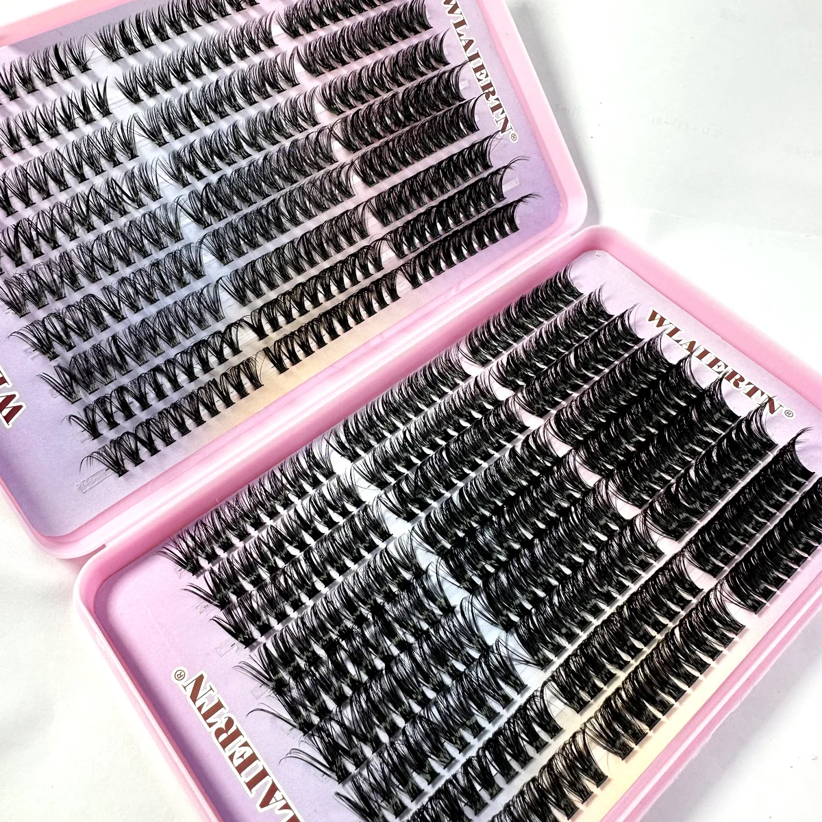 Faux Mink Eyelashes 540Cluster C ม้วน 9-16 มม.ธรรมชาติ Eyelash Extension 3D รัสเซีย Strip ส่วนบุคคลขนตาแต่งหน้าเครื่องมือ
