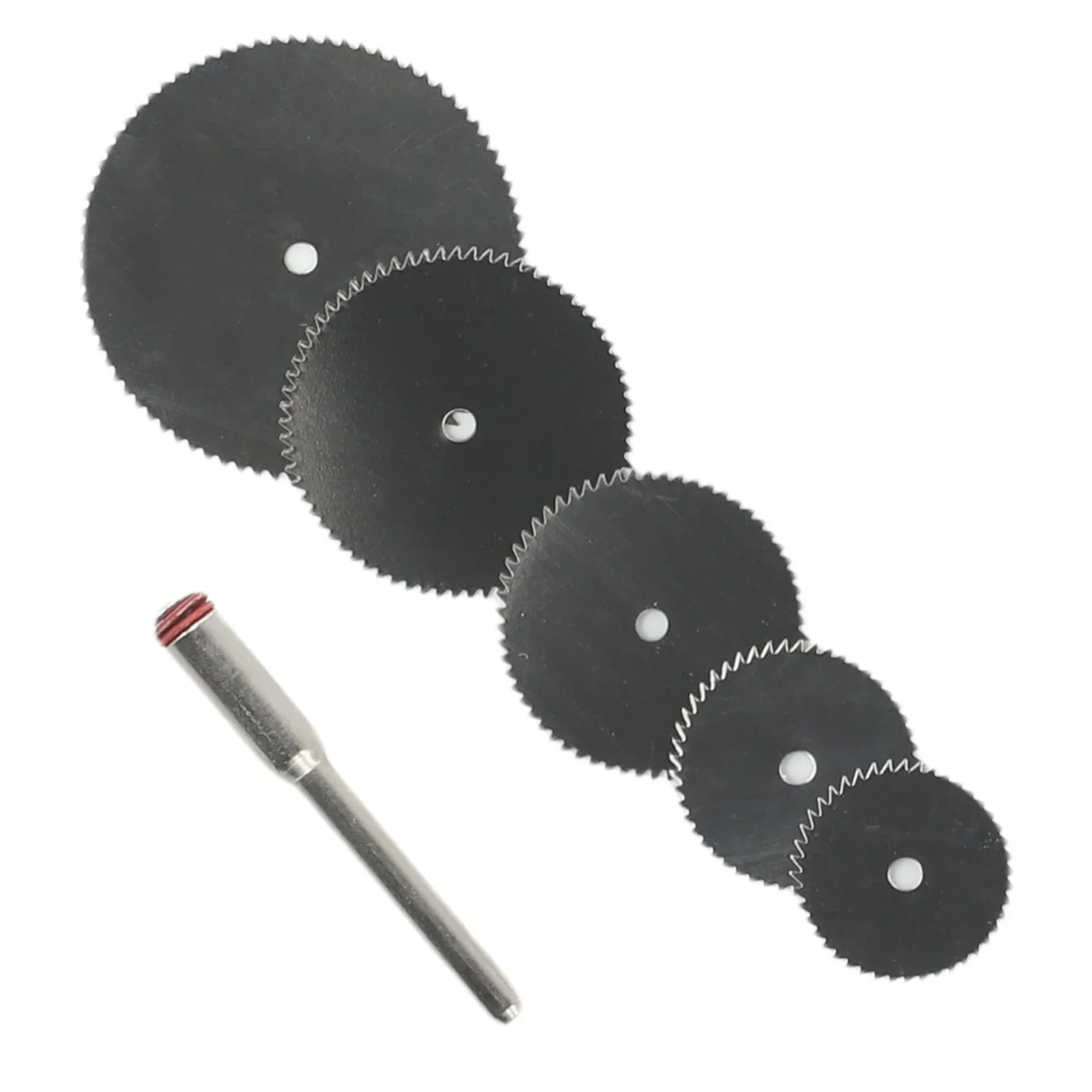 Hoja de sierra Circular con juego de mandril de 3MM, disco de corte de acero inoxidable para herramientas rotativas de 16/18/22/25/32mm, 5 uds.