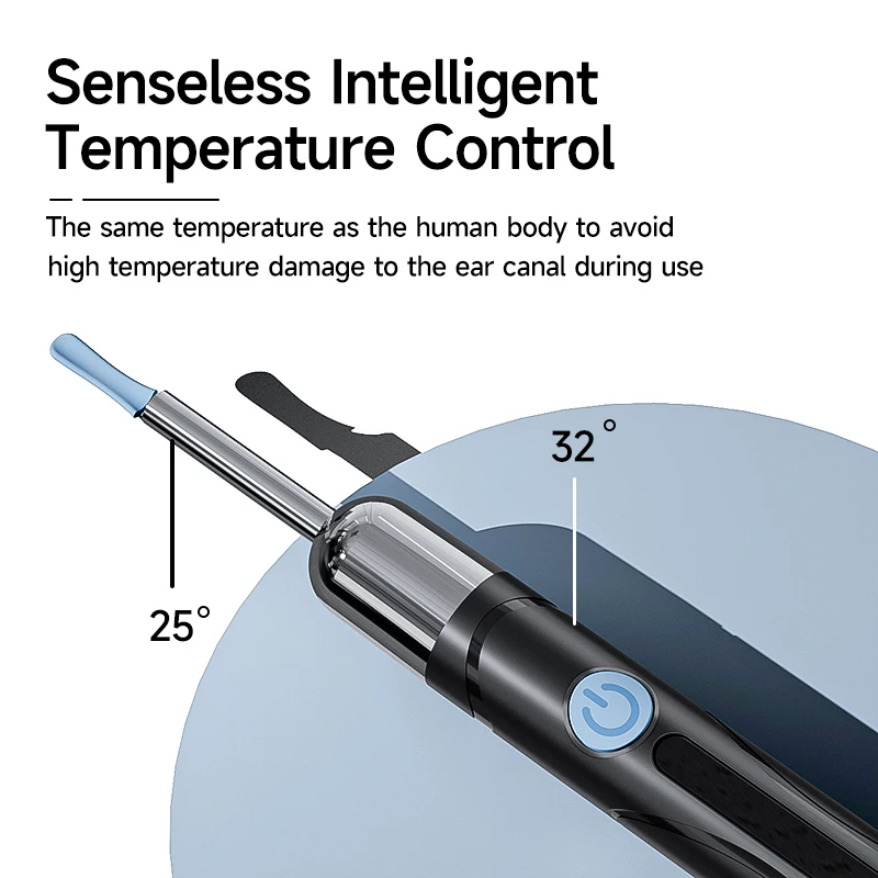 Endoscopio WiFi 4,2mm 1080P cámara recolectora de oídos con Base de cuchara para iOS/Android otoscopio de limpieza de oídos con herramienta de eliminación de cera de oídos