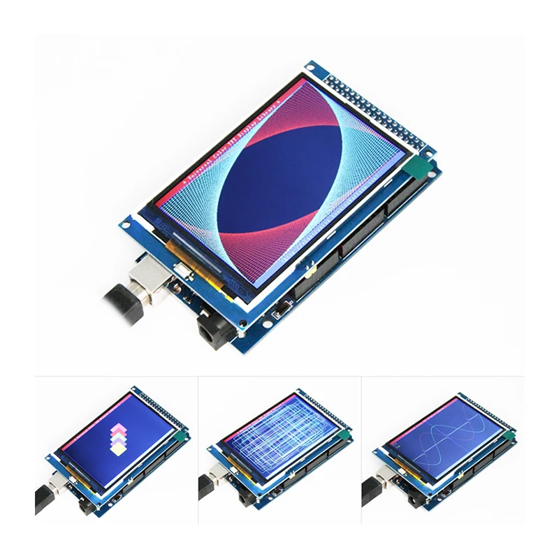 Módulo de pantalla táctil LCD TFT de 3,5 pulgadas, 480x320, pantalla LCD ILI9486 para placa Arduino UNO MEGA2560 con/sin Panel táctil