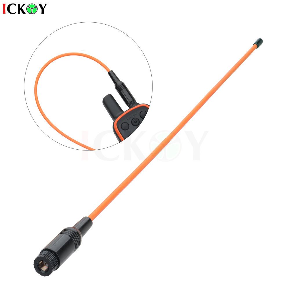 Antena naranja de repuesto Flexible de largo alcance de 15 "para GPS portátil Garmin Alpha 300i 300 200 100 50 200i 10 Astro 320 430 900
