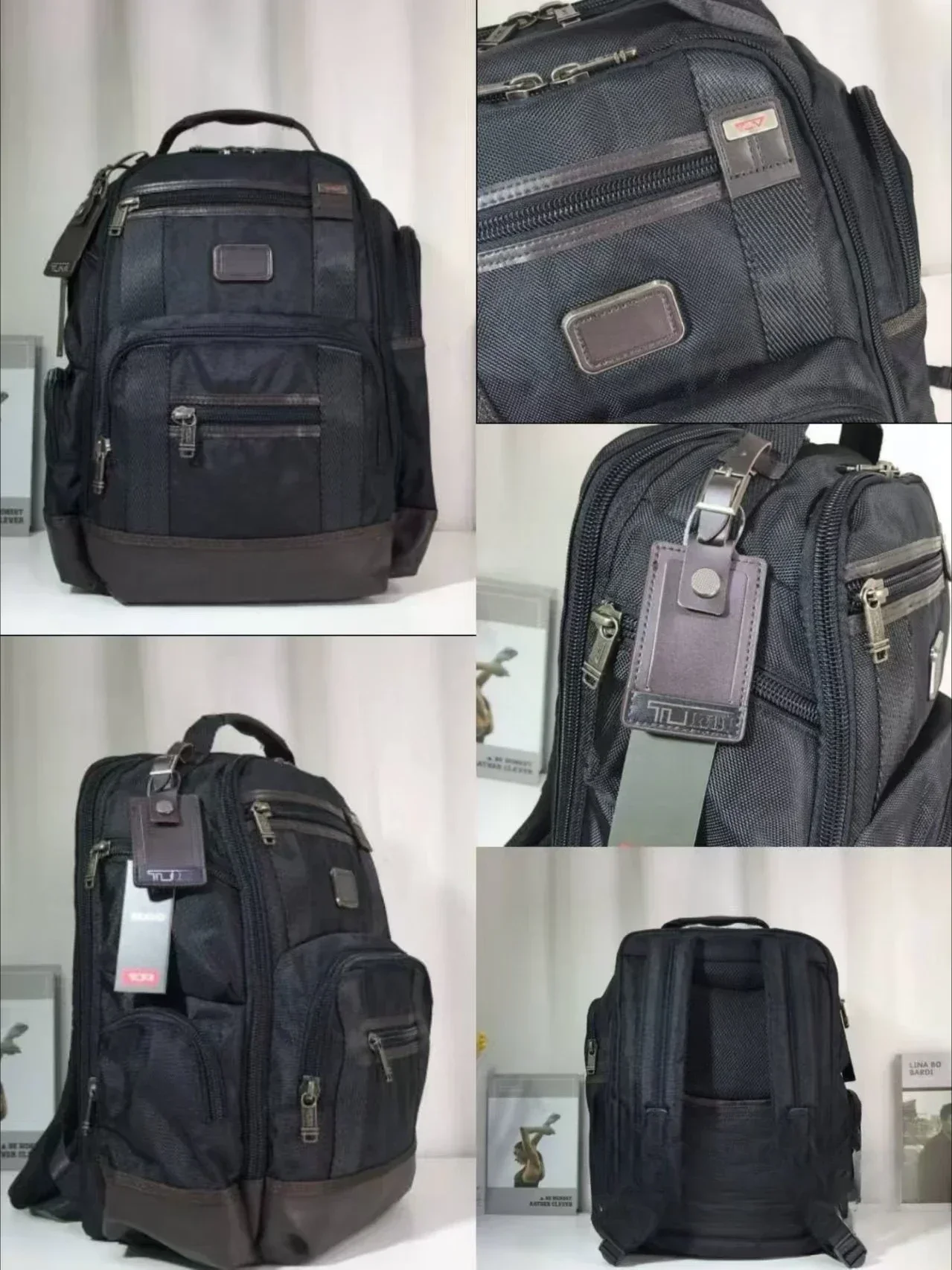 Ballistic Nylon 222382 Ballistic Nylon Herren-Freizeitrucksack Fashion Business 16-Zoll-Computertasche