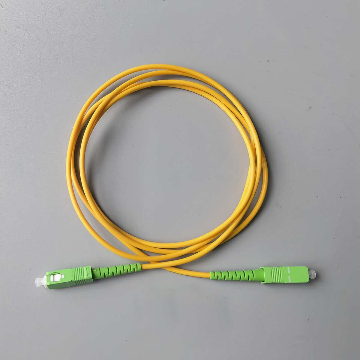 Atacado cabo fibra ottca 1.5/3/5/15/20/30m sc/APC-SC/apc indoor ftth sm cabos de fibra óptica conectores de fibra óptica
