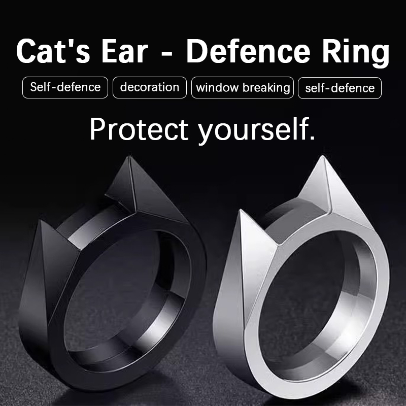 Männer Frauen selbstverteidigung Ring Tragbare Outdoor Survival Finger Pistole Punk Stil Notfall Schutz Wandern Camping Schmuck