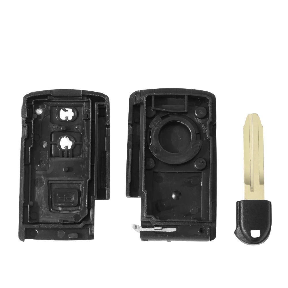Чехол для ключей KEYYOU, корпус на брелок для Toyota 2004 2005 2006 2007 2008 2009 Corolla Verso Camry, сменный умный ключ с 2 кнопками