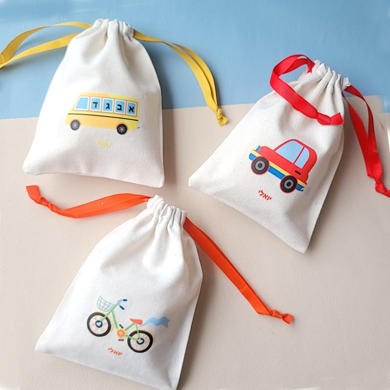 カスタマイズされたコットンギフトバッグ,パターン化されたシフォンコンテナ,メイクアップ用,5x7cm,7x9cm,11x14cm,15x20cm