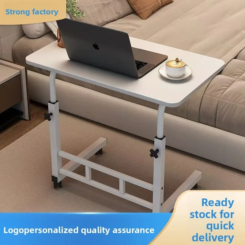 ปรับความสูงโต๊ะข้างเตียงโต๊ะมือถือ Nightstand พื้นที่ขนาดเล็ก Organizer ห้องนอน Workstation เฟอร์นิเจอร์อเนกประสงค์