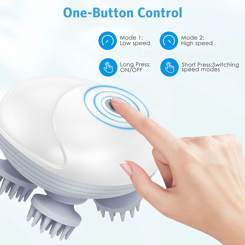 Deep Scalp Massager Head Cleaning Massager Ook Geschikt Voor Huisdieren Elektrische Massage Tool Wasbaar En Draagbaar